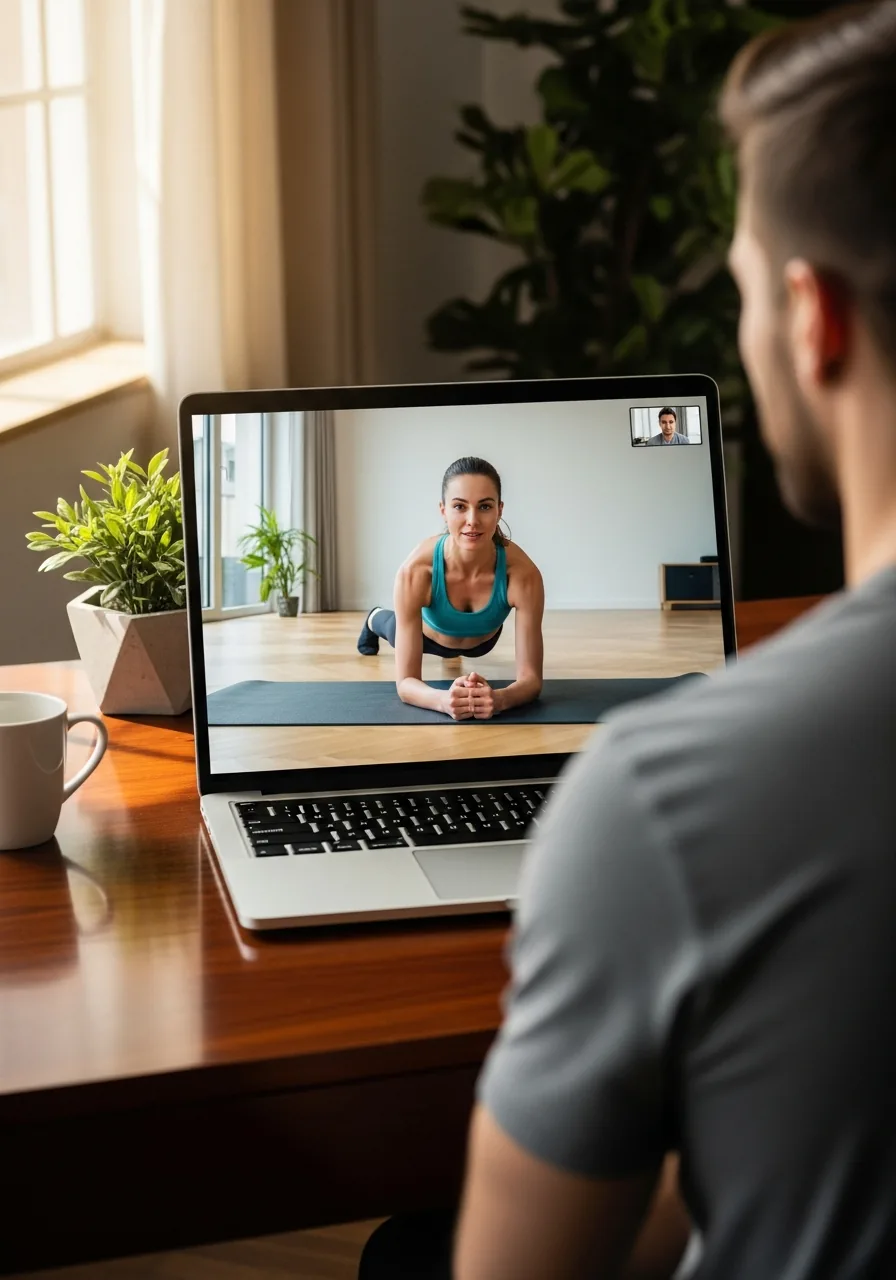 Online strength coaching session with Joe Garafolo, CSCS